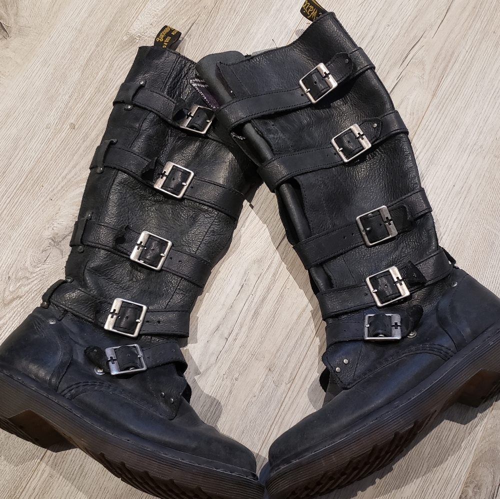 *RARE* Dr. Martens Buckle Boots (Phina)